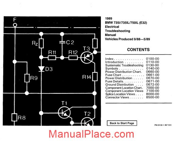 bmw 735i 735il 750il 1989 electrical troubleshooting manual page 1