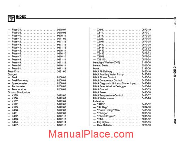 bmw 735i 735il 750il 1991 electrical troubleshooting manual page 3