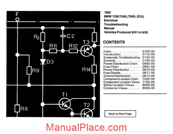 bmw 735i 735il 750il 1992 electrical troubleshooting manual page 1