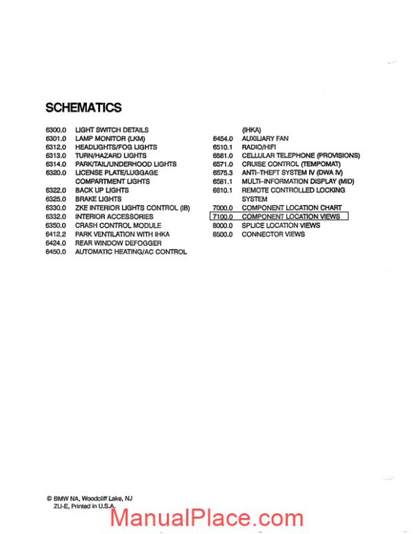 bmw 840ci 850ci 850csi 1994 electrical troubleshooting manual page 3