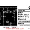 bmw 840ci 850ci 850csi 1995 96 electrical troubleshooting manual page 1
