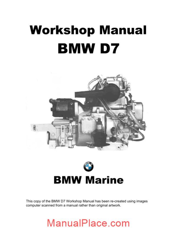 bmw d workshop manual page 1