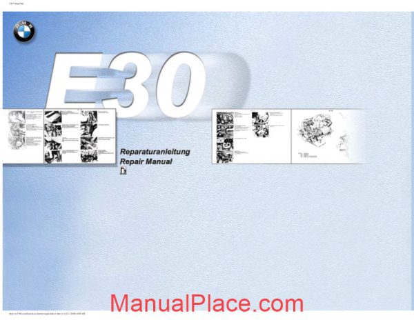 bmw e30 repair manual v7 page 1