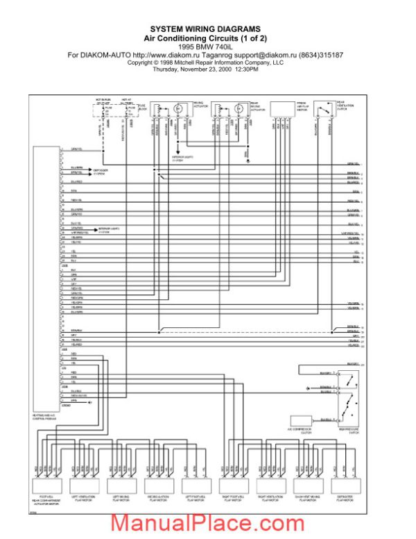 bmw e38 740i system wiring diagrams page 4