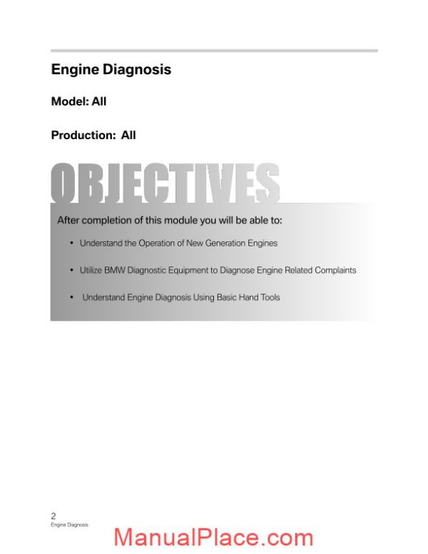 bmw education info engine diagnostics page 2