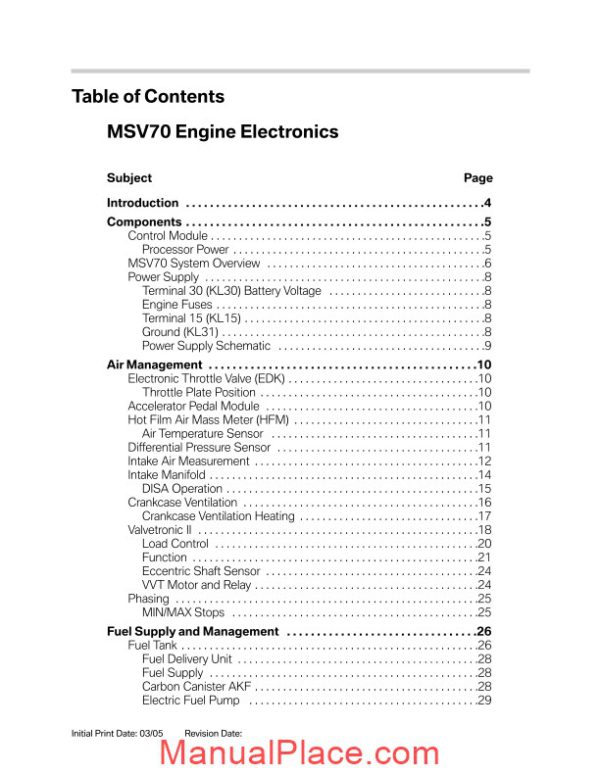 bmw education info msv70 engine electronics page 1