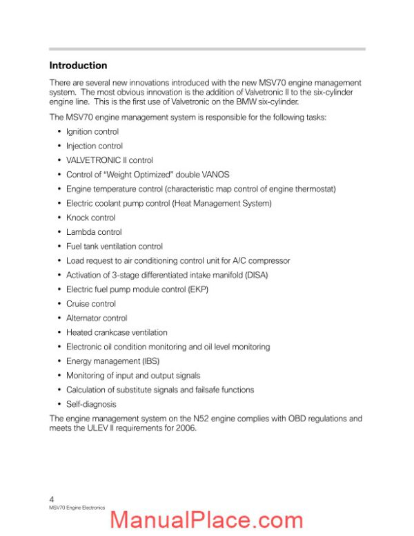 bmw education info msv70 engine electronics page 4