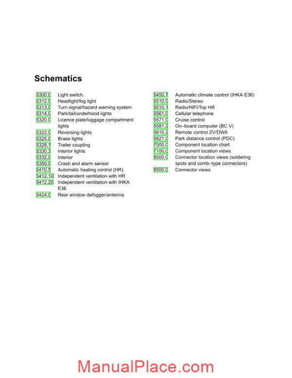 bmw electrical troubleshooting manual series 3 1998 page 2