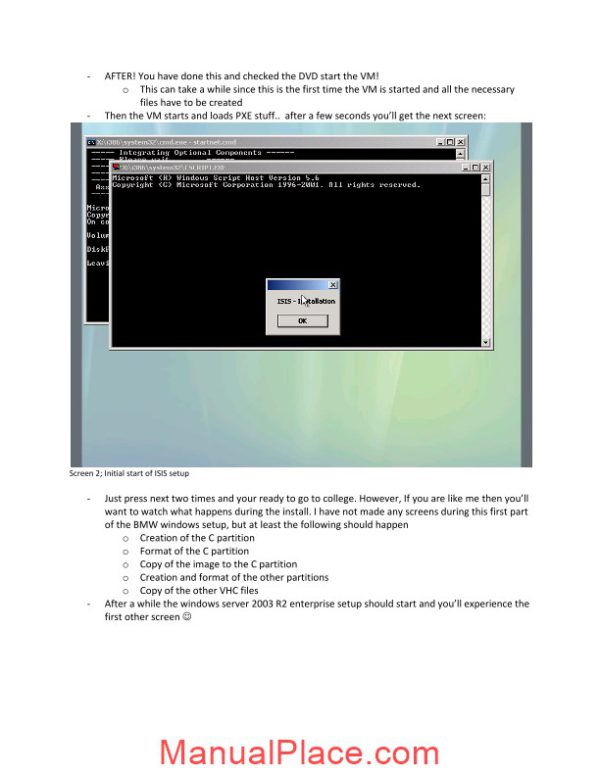 bmw isis guide to install in vmware 7 01 page 3