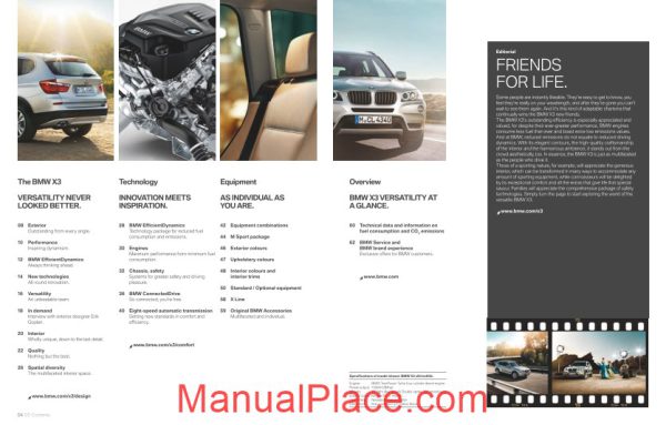 bmw x3 catalogue page 3