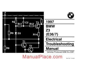 bmw z3 1996 electrical troubleshooting manual page 1