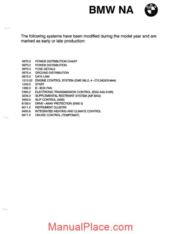 bmw z3 1996 roadster electrical troubleshooting manual page 2