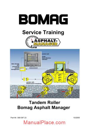 bomag asphalt manager training manual page 1