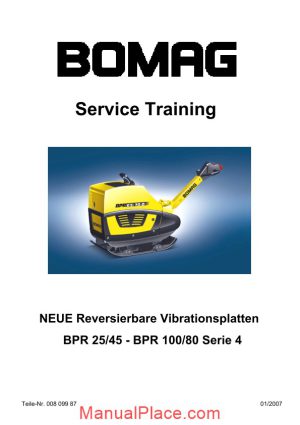 bomag bpr25 45 100 80 serie 4 service training page 1