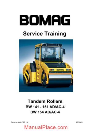 bomag bw141 151 154 acad 4 service training page 1