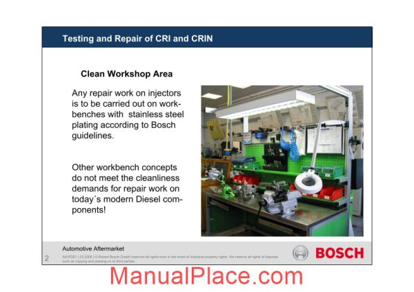 bosch cri testing and repair page 2