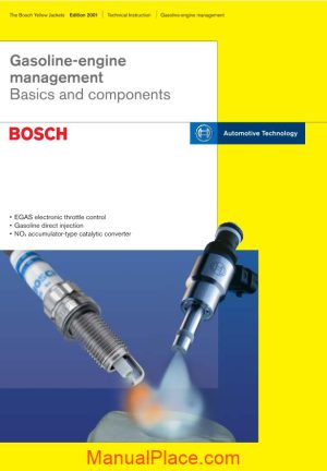 bosch gmbh gasoline engine management basics components page 1