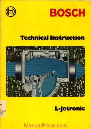 bosch technical instruction l jetronic page 1