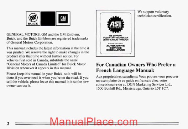 buick century 1994 repair manual page 4