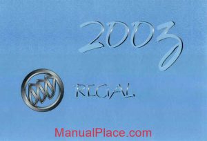 buick regal 2003 service manual page 1