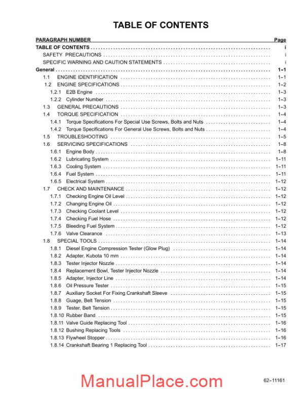 carrier ct2 29 tv z482 e2b ct3 44 tv d722 e2b diesel engine workshop manual page 3