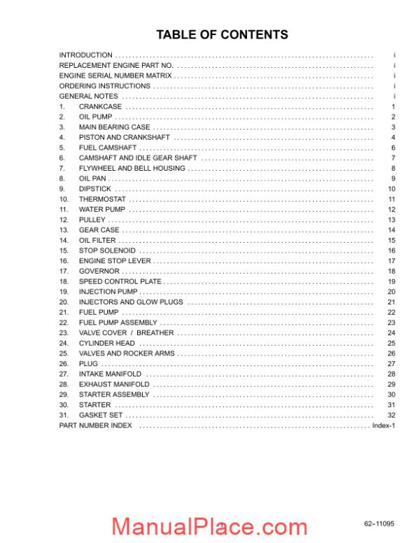 carrier v2203 di 26 00118 vector diesel engine service parts list page 3