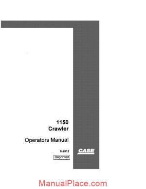 case 1150 operations manual 7110300 after page 1