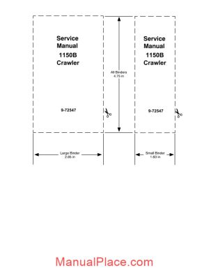 case 1150b crawler dozer service manual page 1