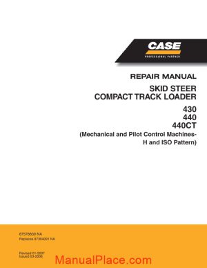 case 430 440 440ct repair manual page 1