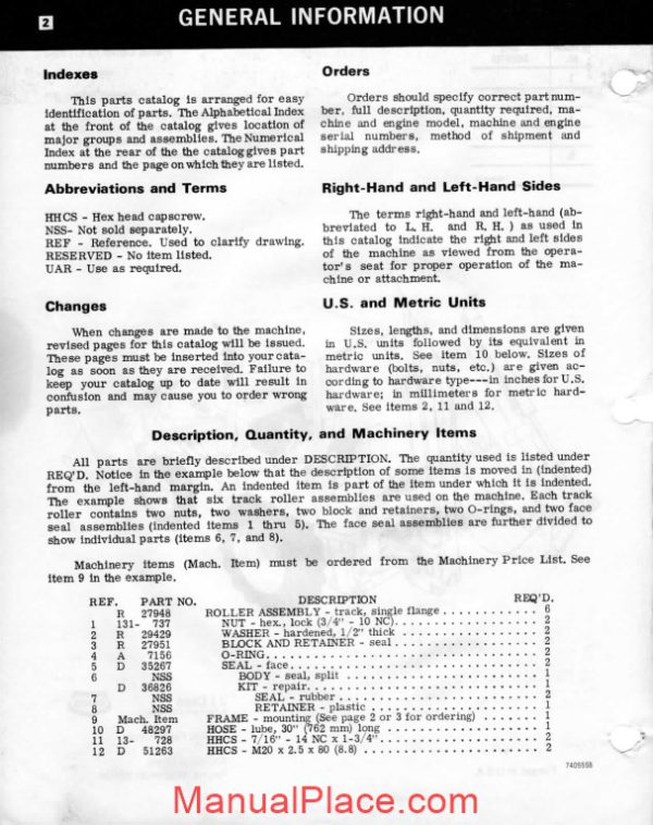 case 580 c parts manual page 4