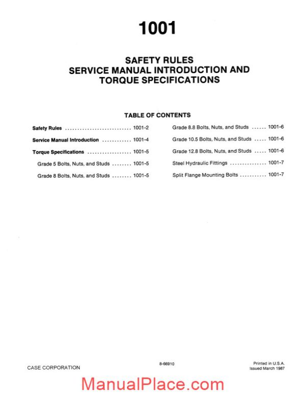 case 580k phase 1 service manual page 3