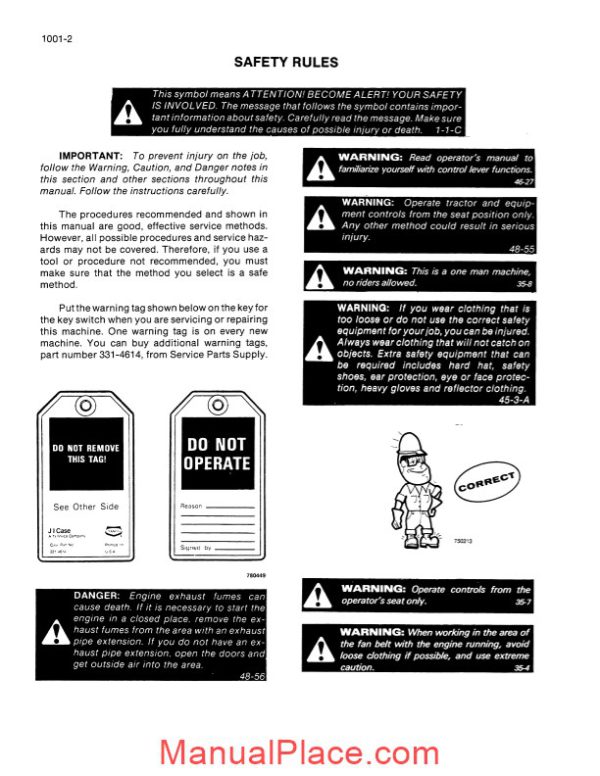 case 580k phase 1 service manual page 4