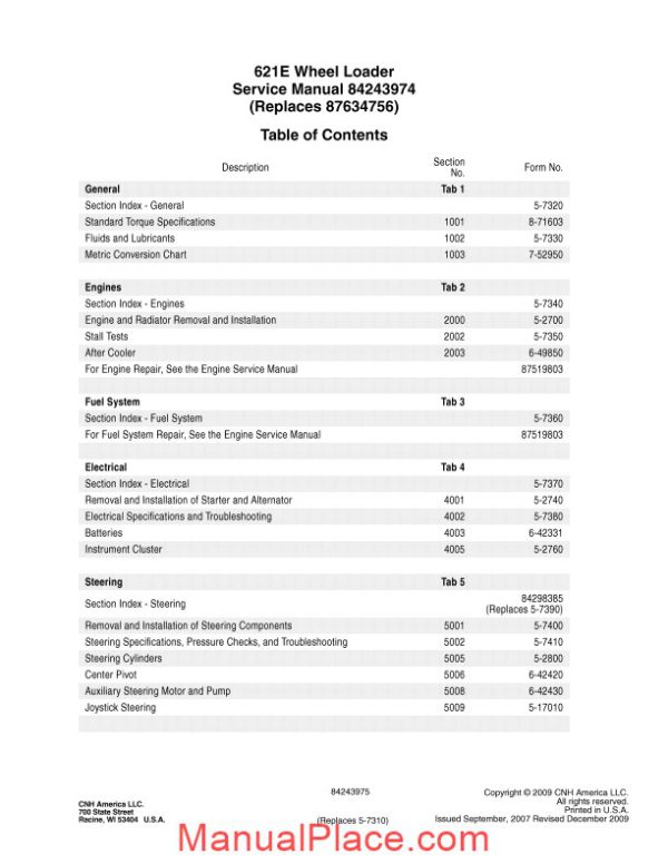 case 621e service manual page 3