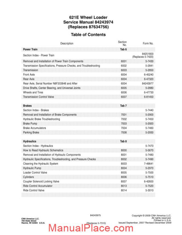 case 621e service manual page 4