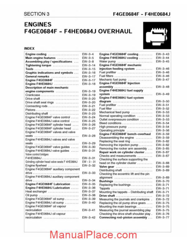 case 668tm2 668te2 engine service manual page 4