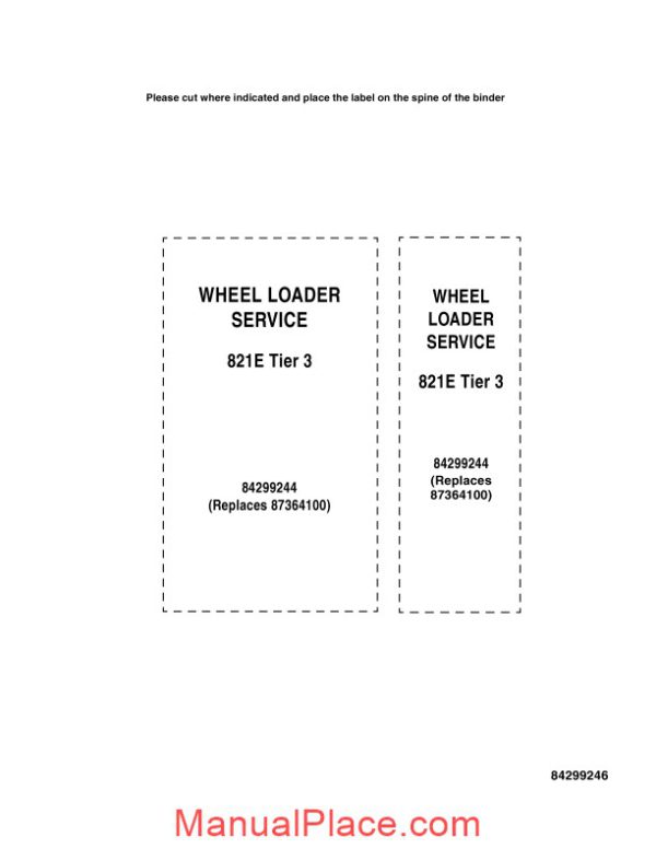 case 821e service manual page 2