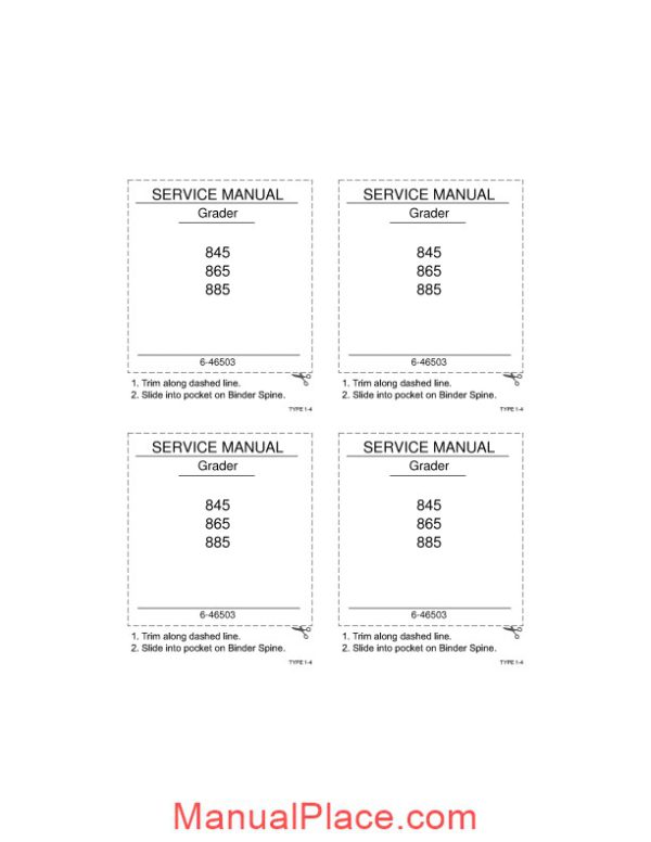 case 845 865 885 service manual page 1