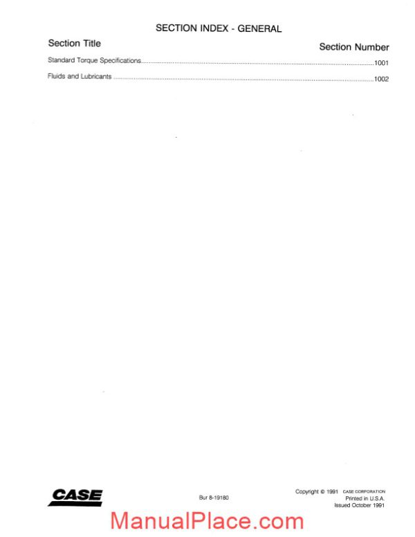 case 850 855e 850e service manual page 4