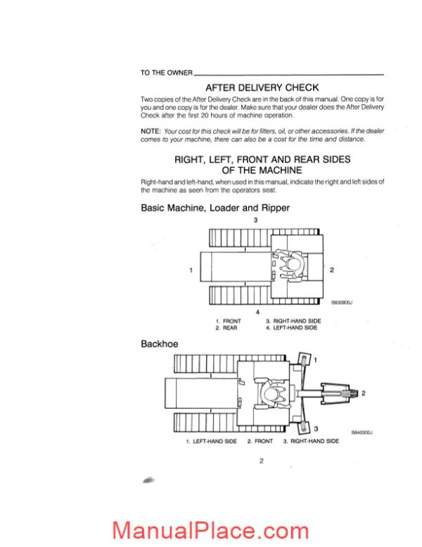 case 855e operators manual page 4