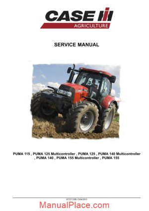 case agriculture puma 115 125 140 155 service manual page 1