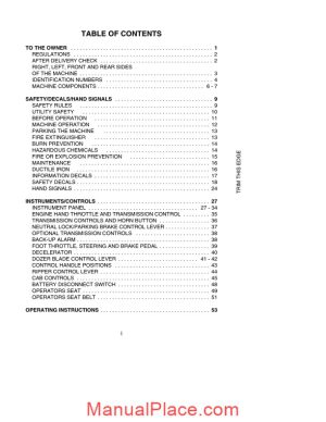 case crawler dozer 1150h operators manual page 1