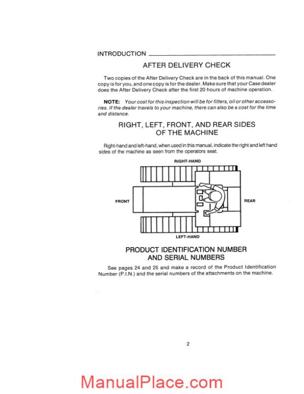 case crawler dozer 1550 operators manual page 4