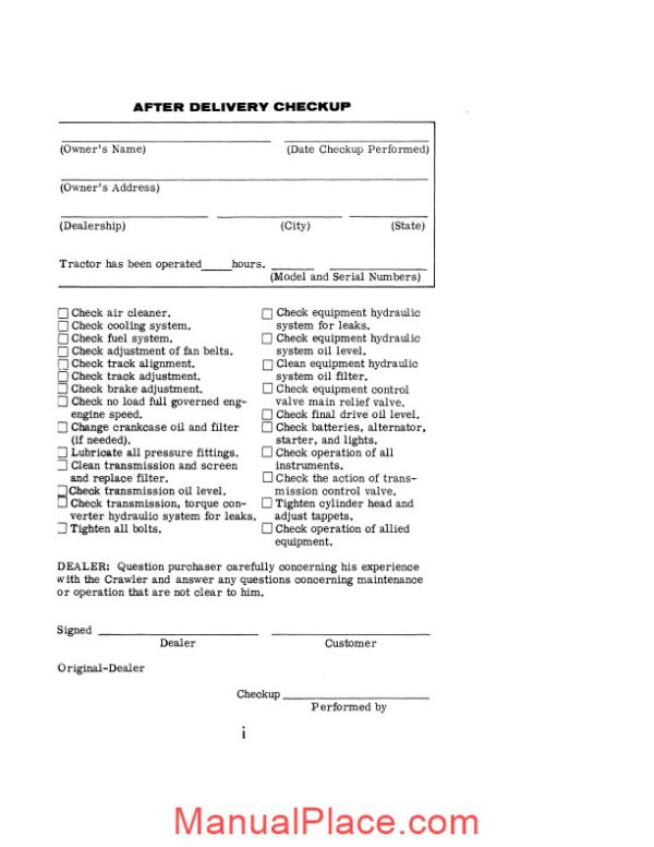 case crawler dozer 450 operators manual page 3