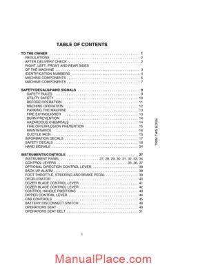 case crawler dozer 650h operators manual page 1