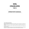 case crawler dozer 650l operators manual page 2