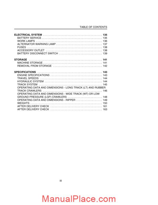 case crawler dozer 750h operators manual page 3