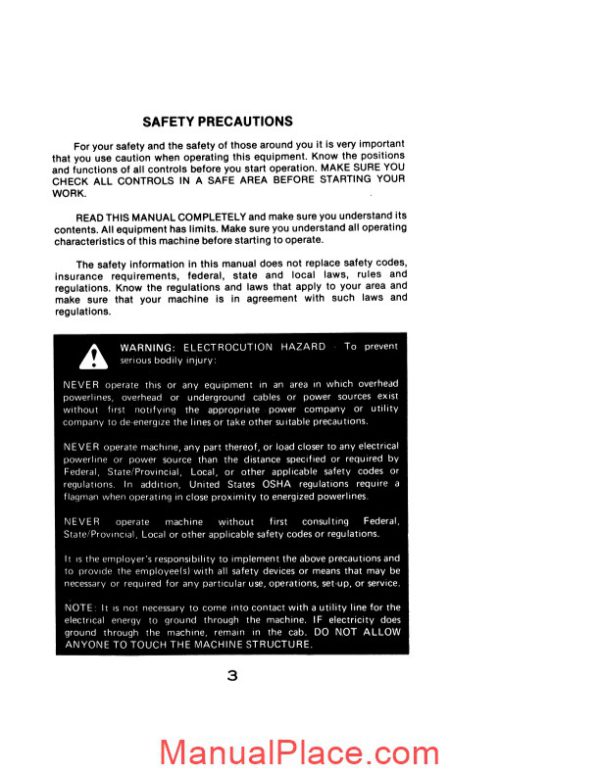 case crawler excavator 40 e series operators manual page 3