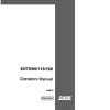 case crawler excavator 60 75 90 115 160 operators manual page 1