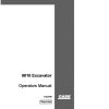 case crawler excavator 9010 operators manual page 1