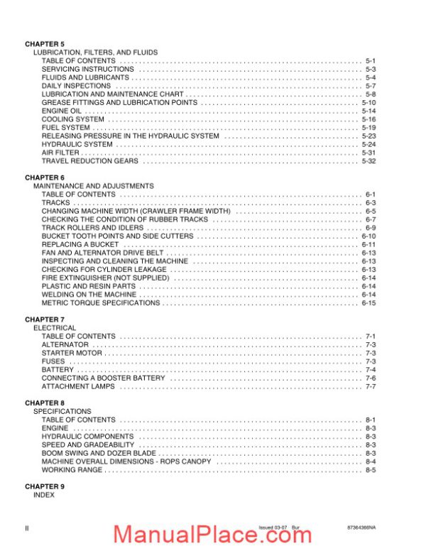 case crawler excavator cx17b operators manual page 4